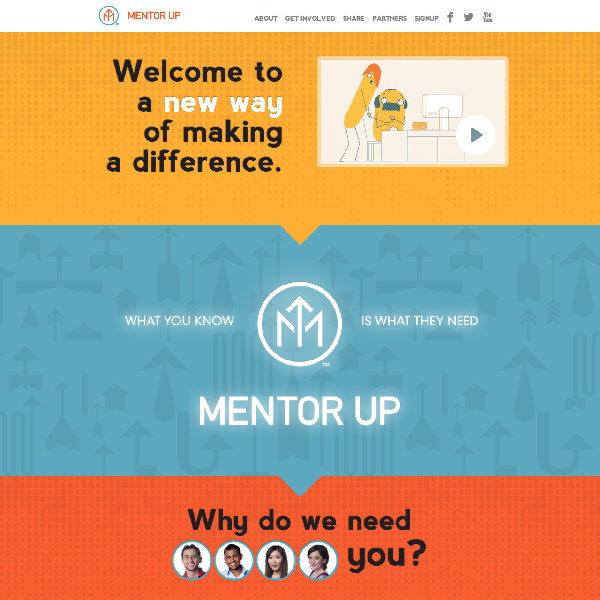 Mentor Up Website
